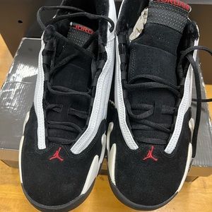 Mens size 10.5 Air Jordan Retro 14 Black Toe.